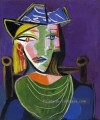 Portrait Femme au béret 3 1937 cubisme Pablo Picasso